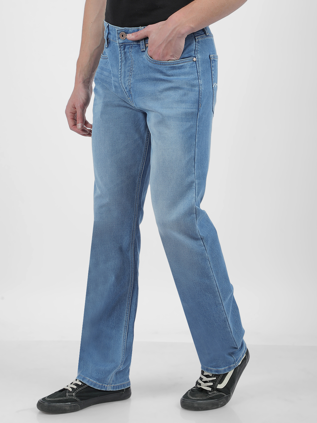 Numero Uno Men Faded Blue Jeans